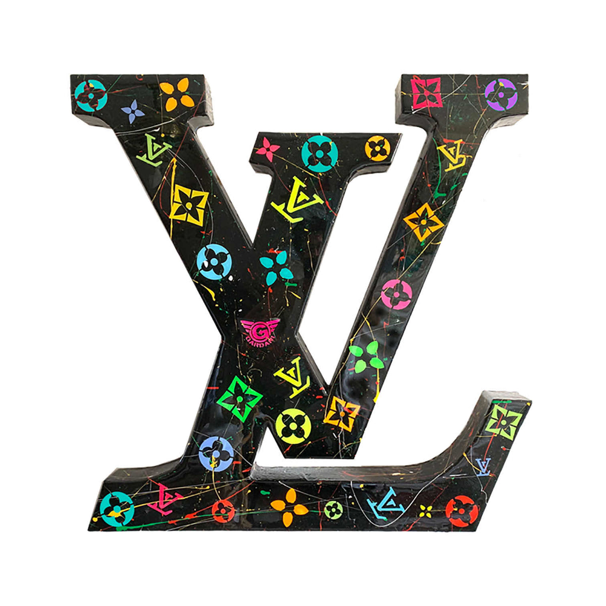 Haz el amor y no la guerra – Escultura original de Swarovski