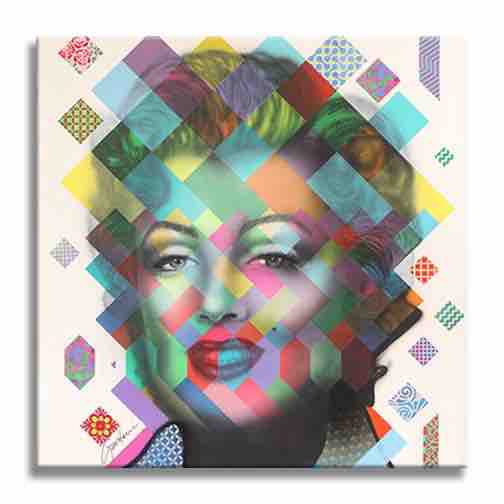 Marilyn Monroe Paris – Original Painting on Canvas