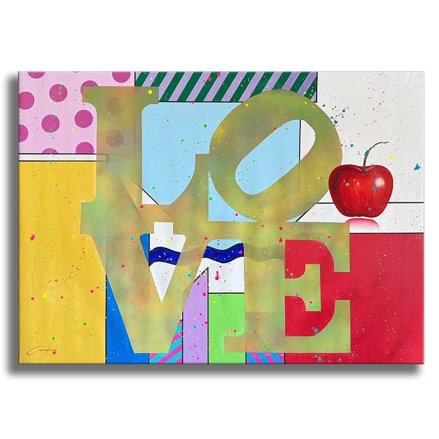 A Metropolis of the Love - Original Painting on Canvas