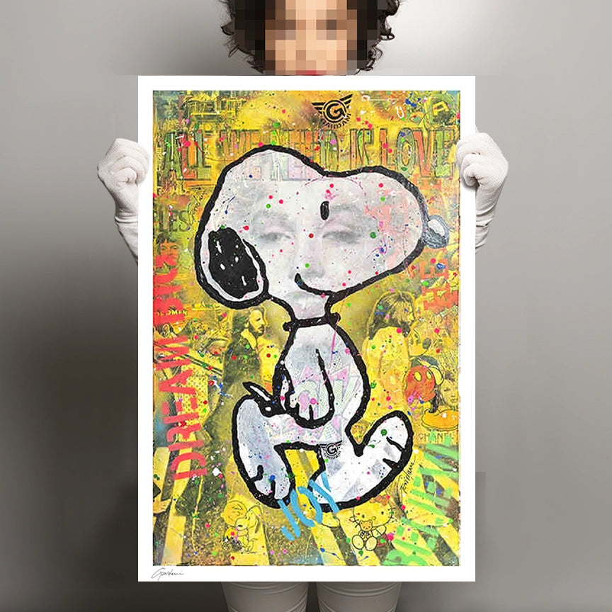 About Snoopy - Giclee Print on Canvas or Paper