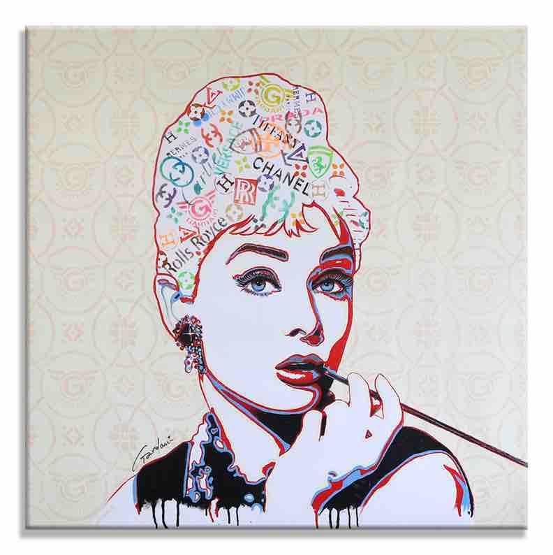 Audrey Diamond – Pintura original sobre lienzo