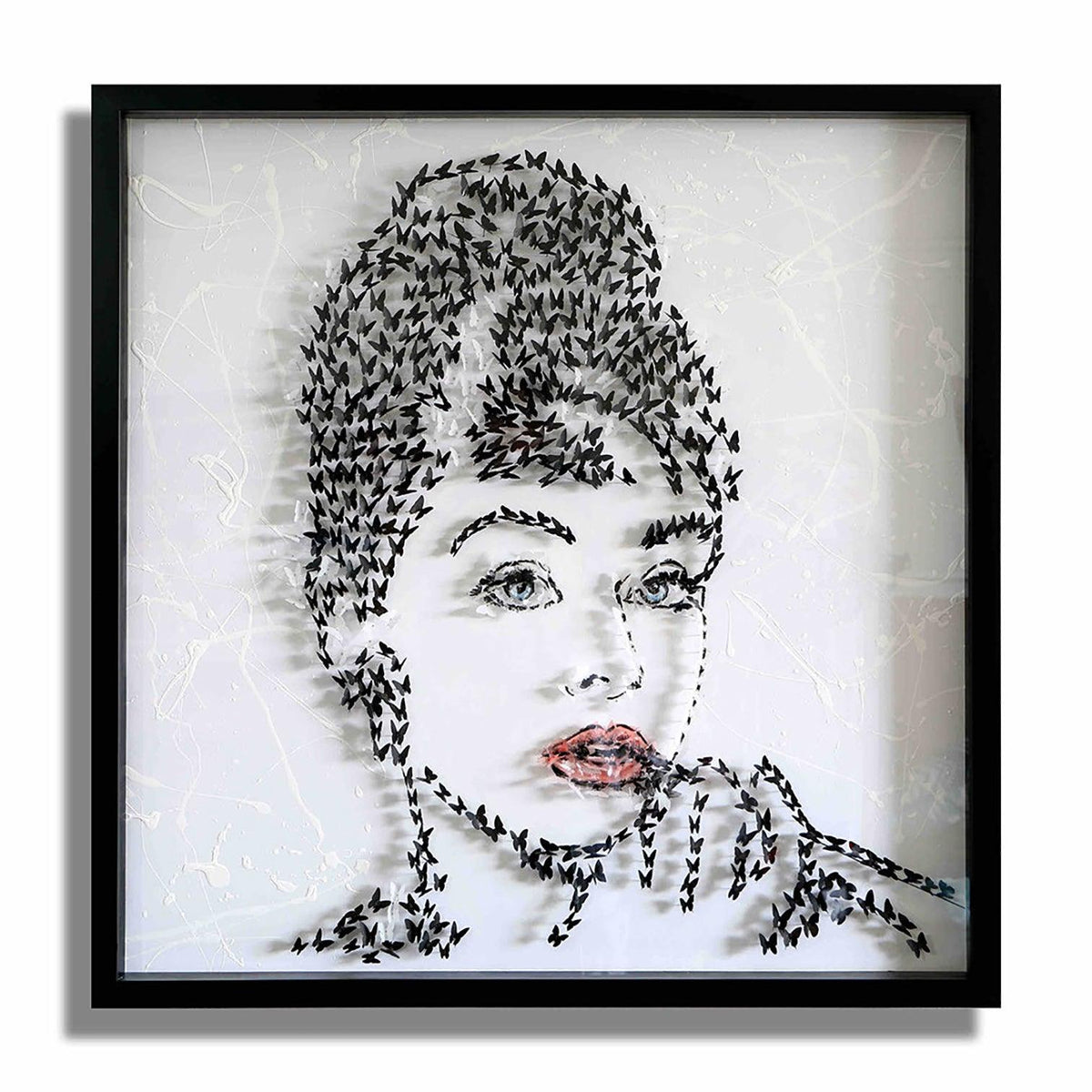 Audrey butterfly - Unique 3D Wall Sculpture