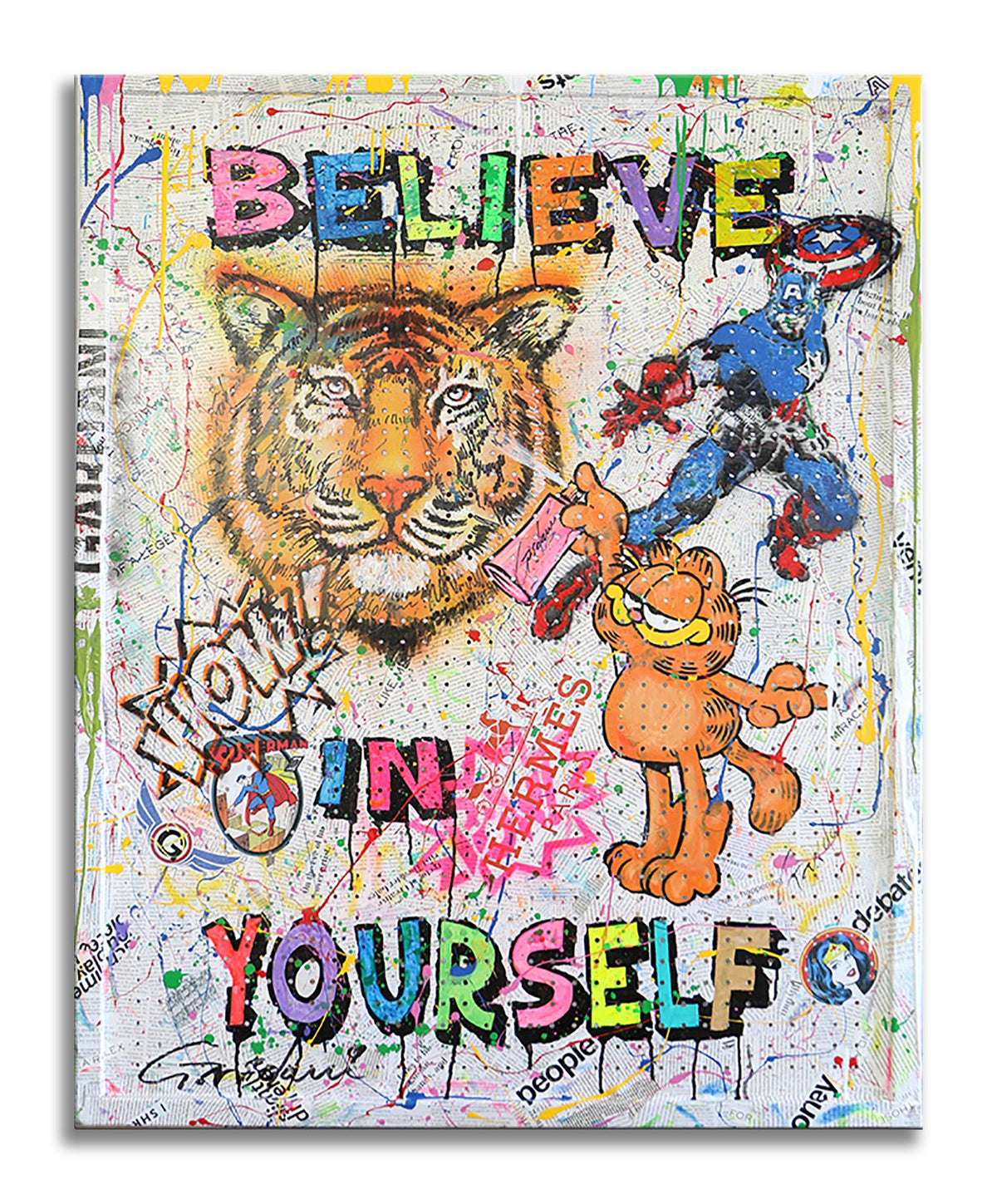 Believe in Yourself - Original Painting on canvas