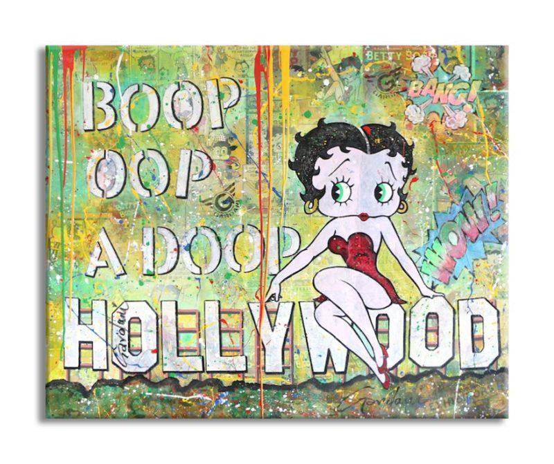 Betty Boop Hollywood - Original Painting on canvas