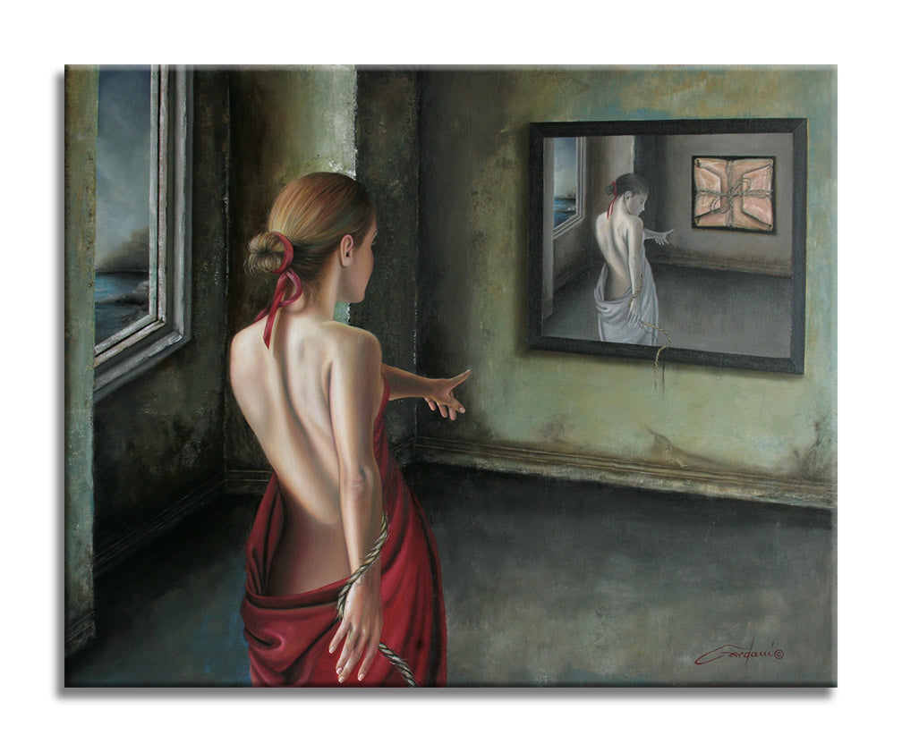 Black Mirror – Original Painting on Canvas