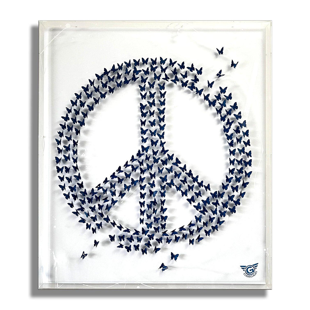 Peace and Love - Unique 3D Wall Sculpture