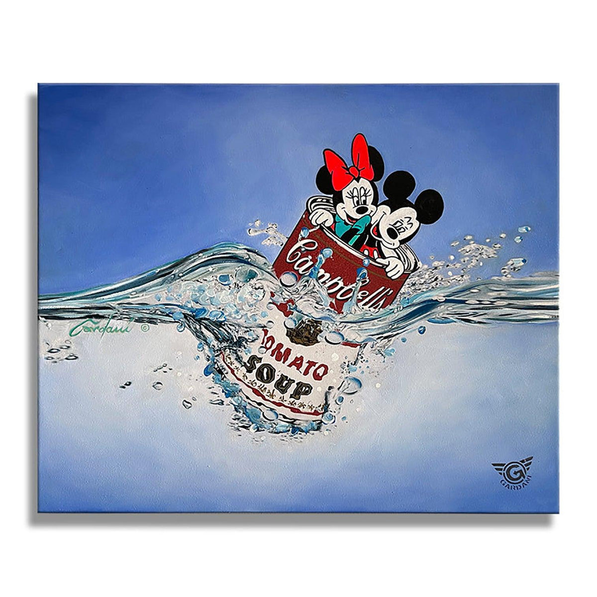 Campbell's Water Rescue - Original Painting on canvas