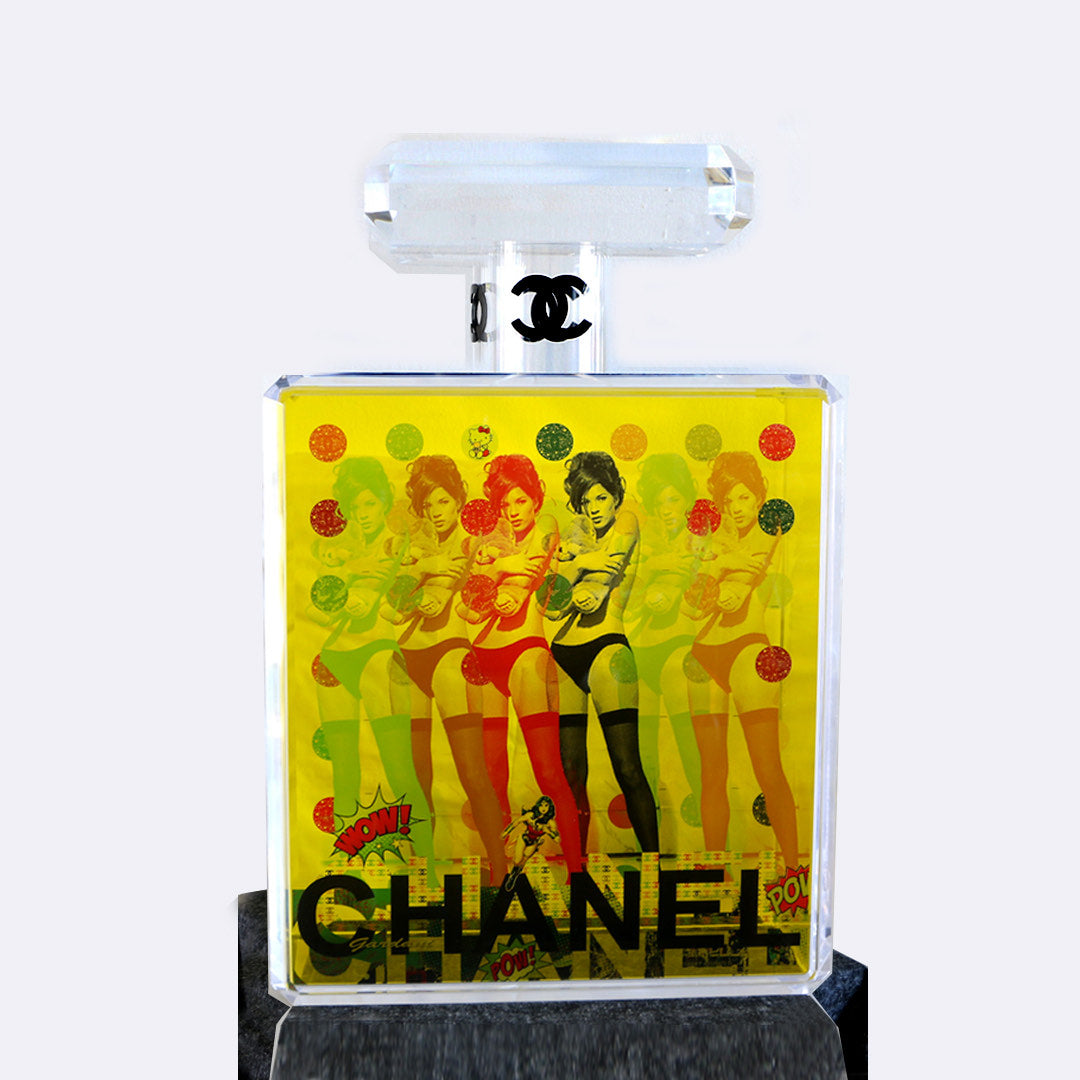 Chanel N 5 Kate Moss - Original 3D Sculpture