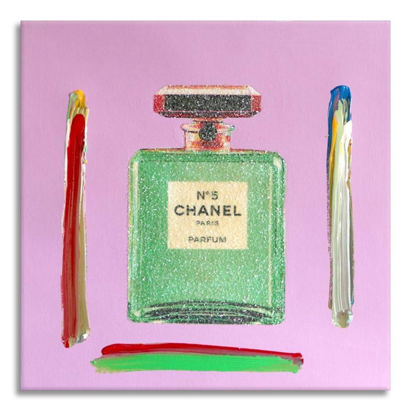 Chanel Time - Pintura original sobre lienzo