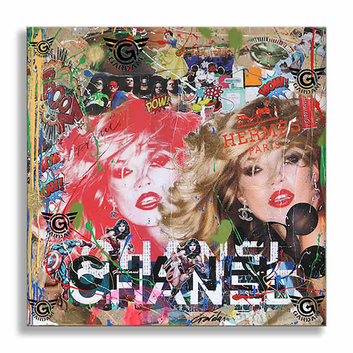 Chanel Kate Moss - Original Painting on canvas