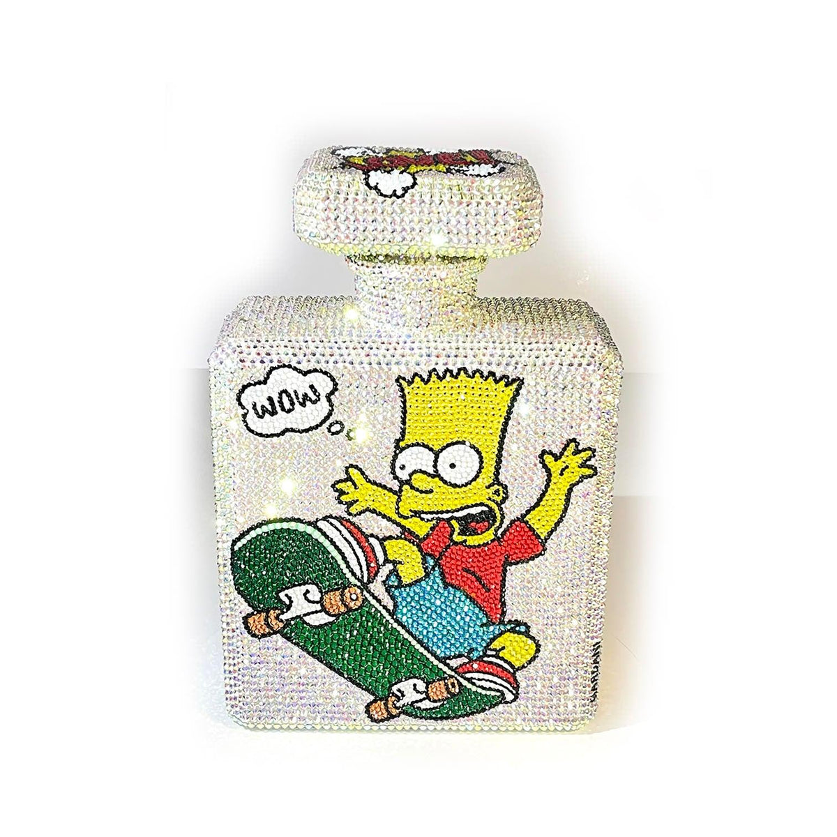 Simpsons de Chanel – Escultura original de Swarovski (lado 1)