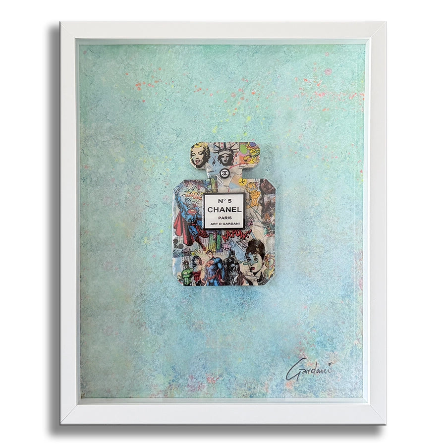 Chanel Love - Pintura/escultura 3D original