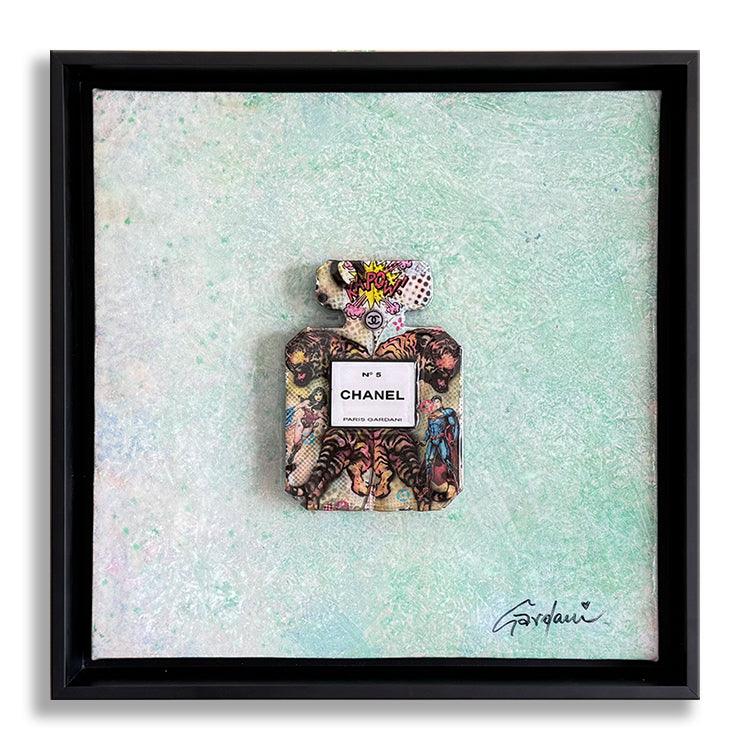 Chanel N5 Open - Pintura/escultura 3D original