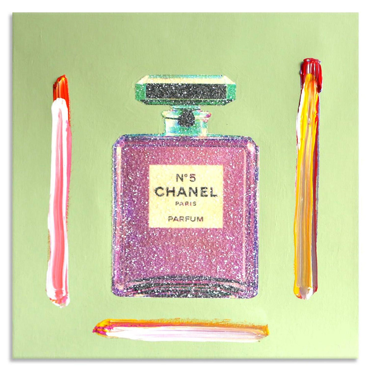 Chanel Printemps - Peinture Originale sur Toile