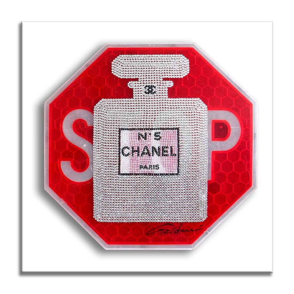 Chanel Stop Paris - Giclee Print on Canvas or Paper