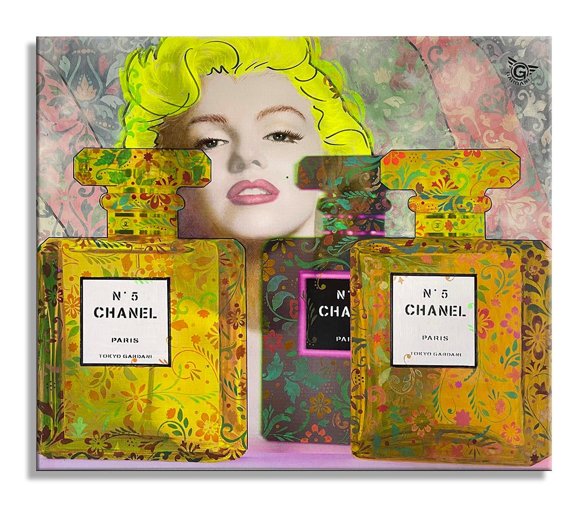 Chanel Tokyo Marilyn - Pintura original sobre lienzo 