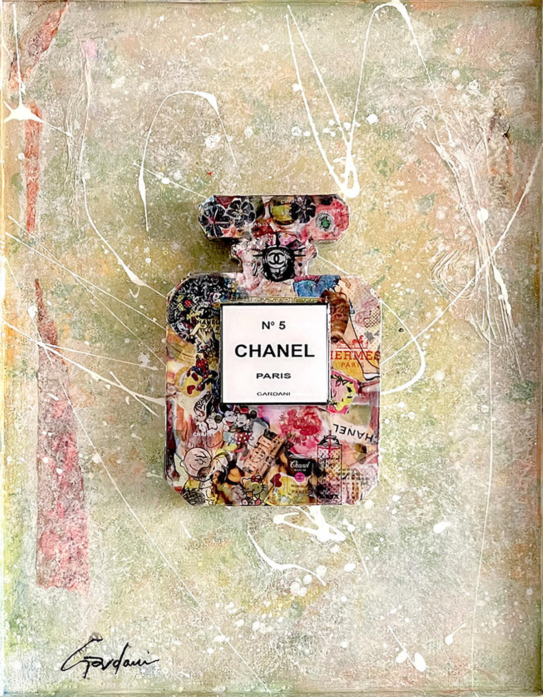Chanel  N5 Marilyn - Giclee Print on Canvas or Paper