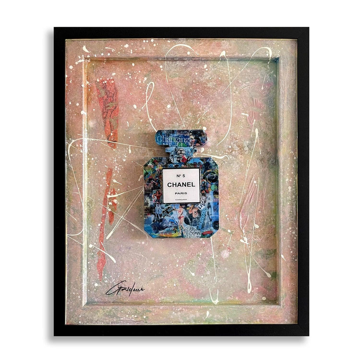 Chanel  N5 Wheeooo - Giclee Print on Canvas or Paper