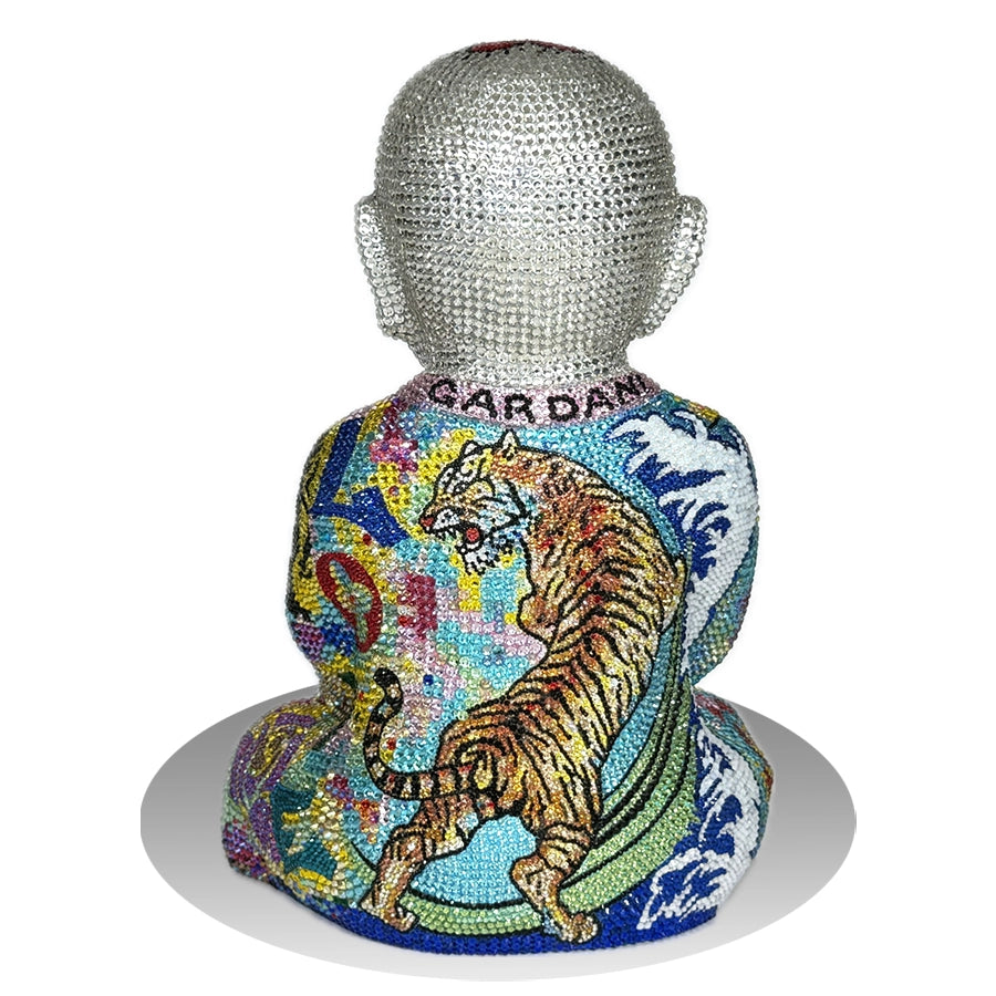 Haz el amor y no la guerra – Escultura original de Swarovski