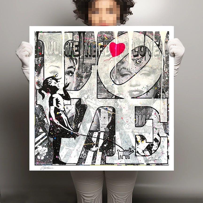 Color Love - Giclee Print on Canvas or Paper