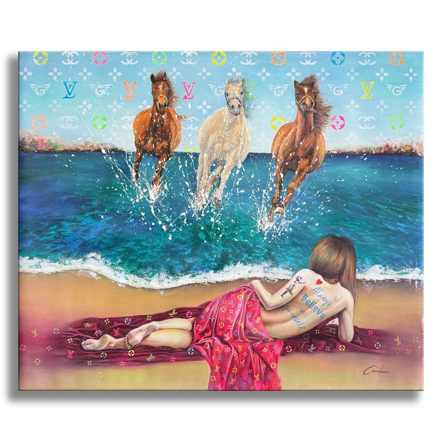 Dreaming - Original Painting on Canvas