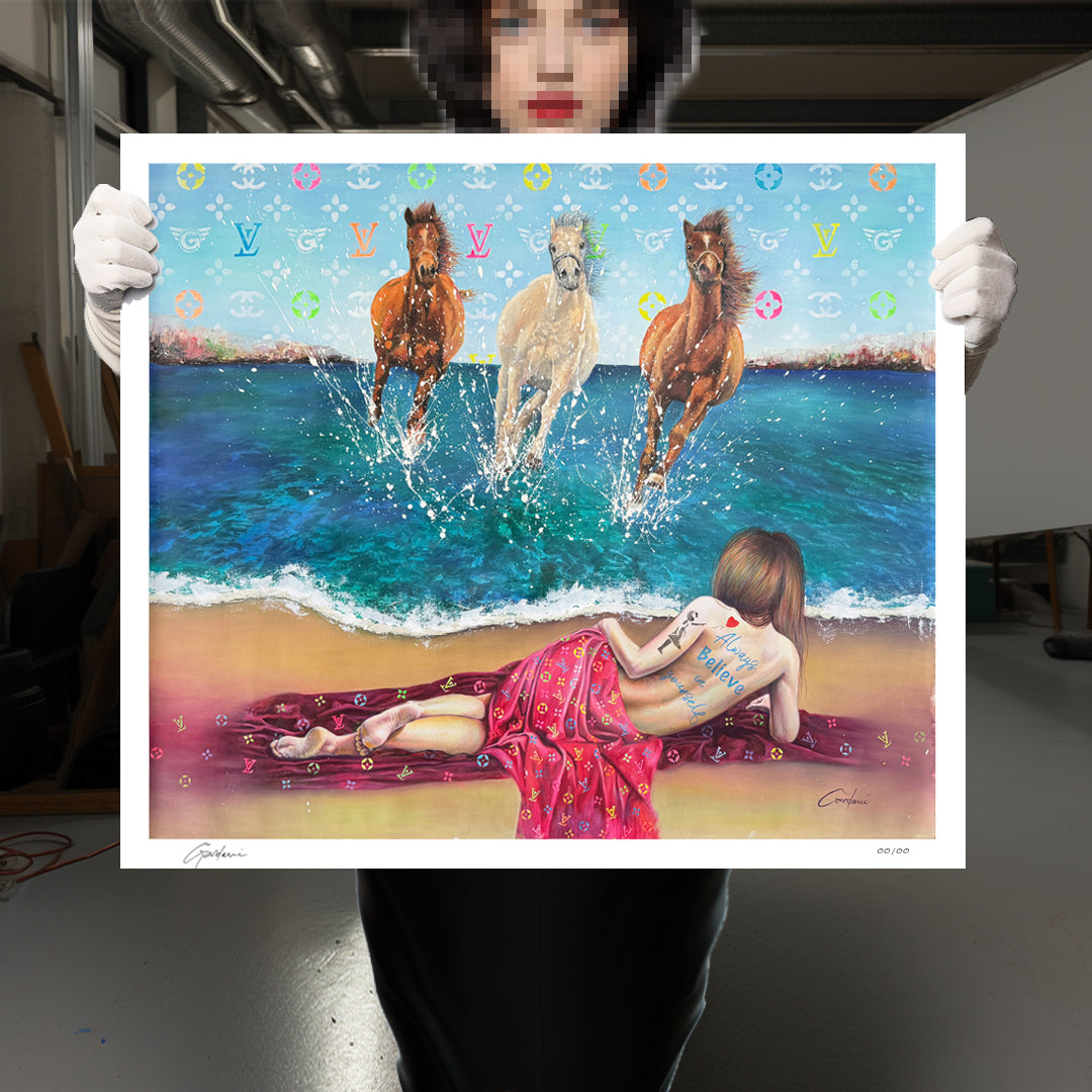 Homenaje a Dalí - Impresión Giclée sobre lienzo o papel