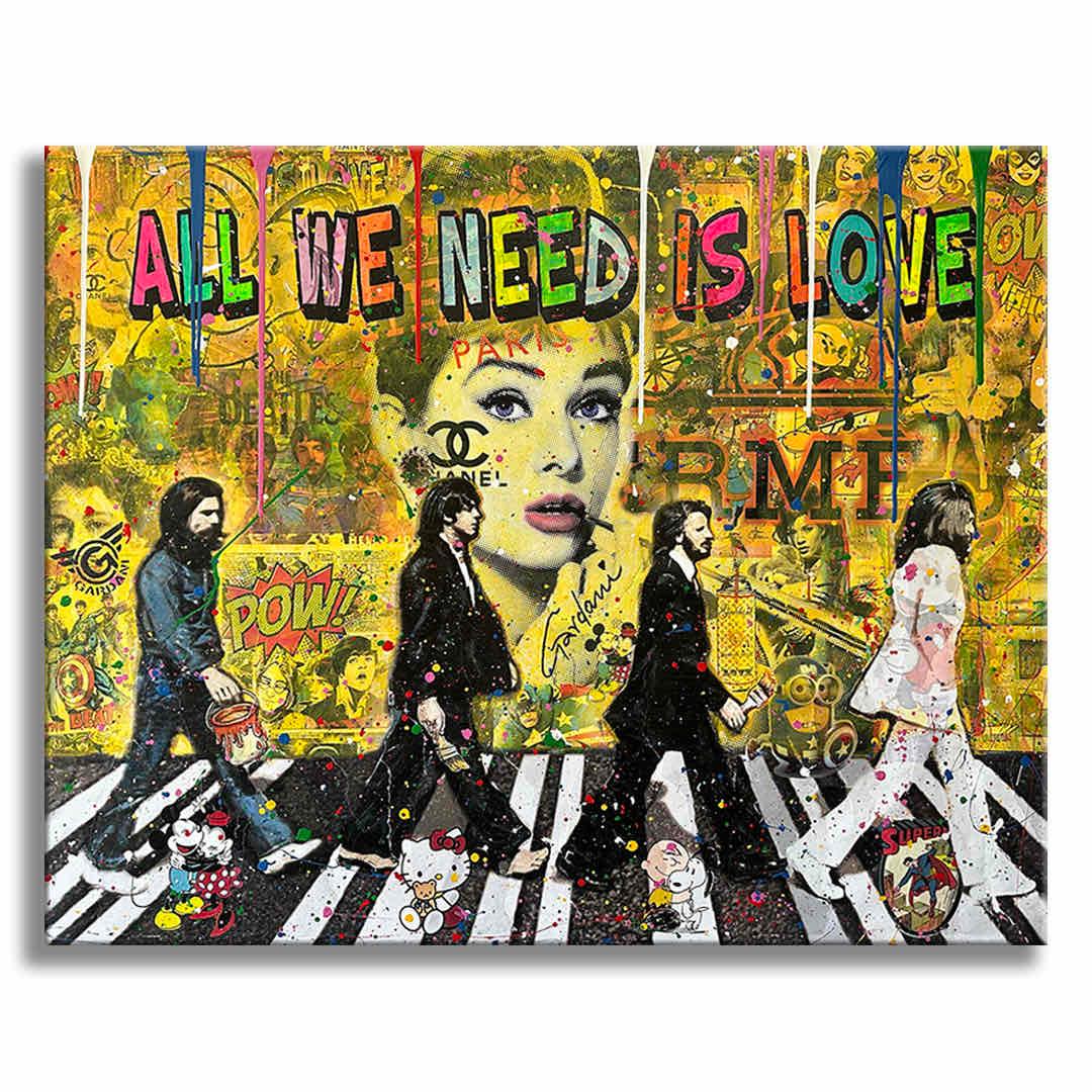 Each Morning Beatles - Original Painting on Canvas