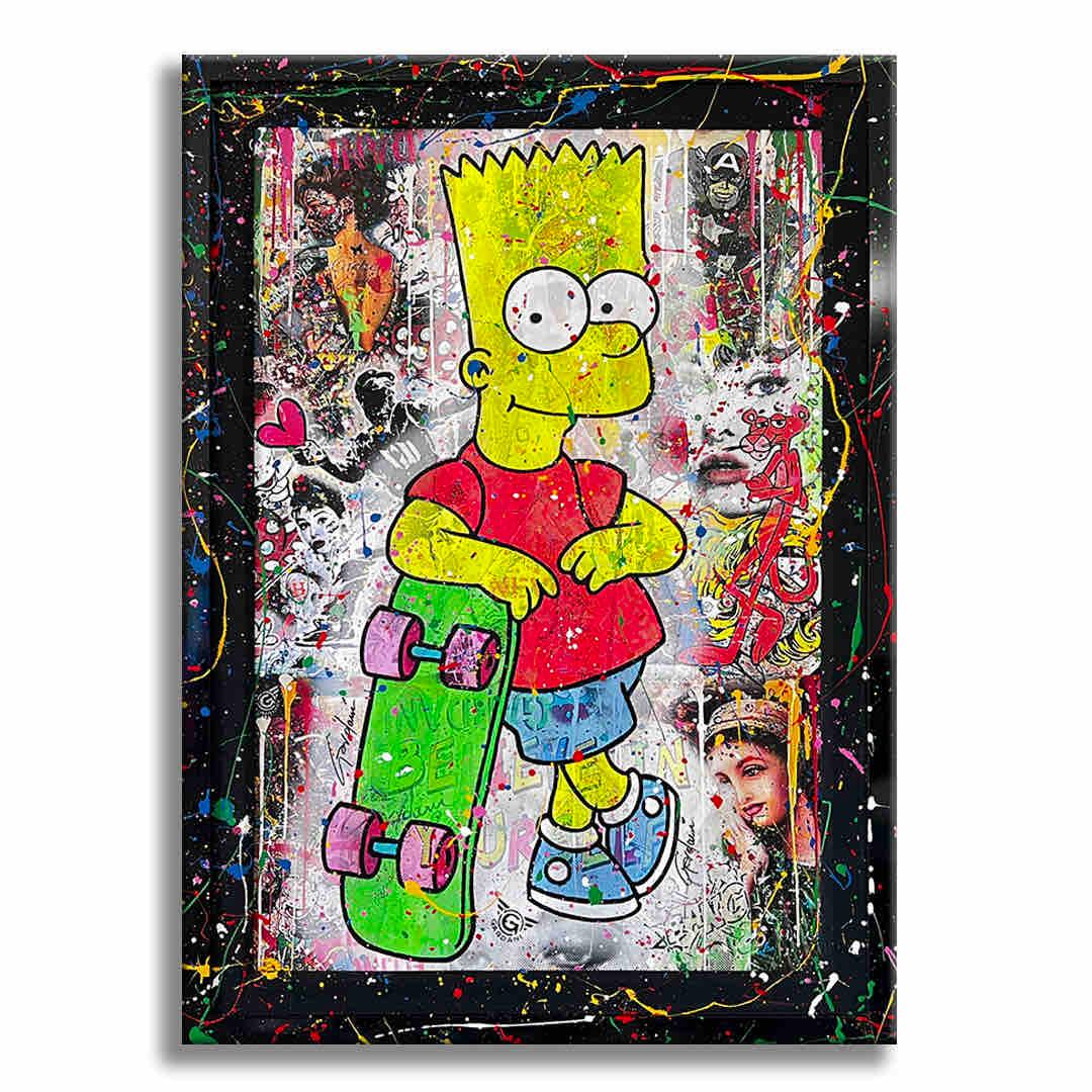 Faster Bart - Original Painting on canvas