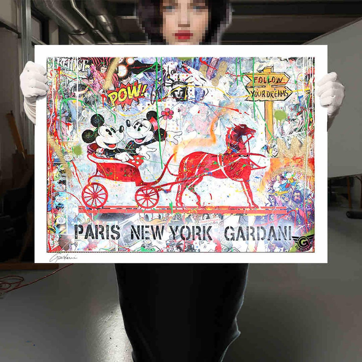 Mickey pour toujours - Impression giclée sur toile ou papier