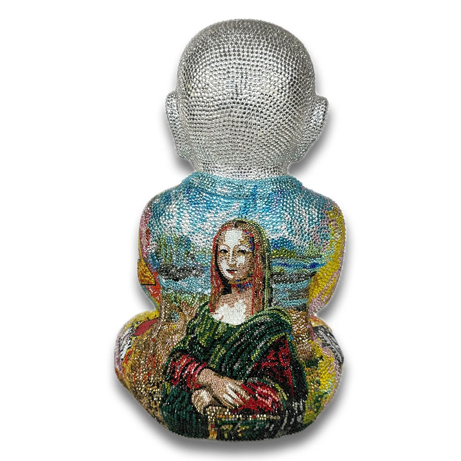 Forever Love Buddha - side 2 - Original Swarovski Sculpture