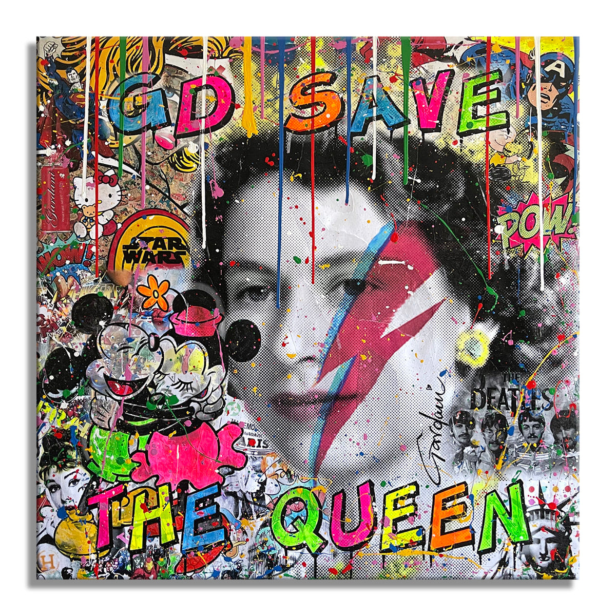 GD Save the Queen – Original Painting on canvas