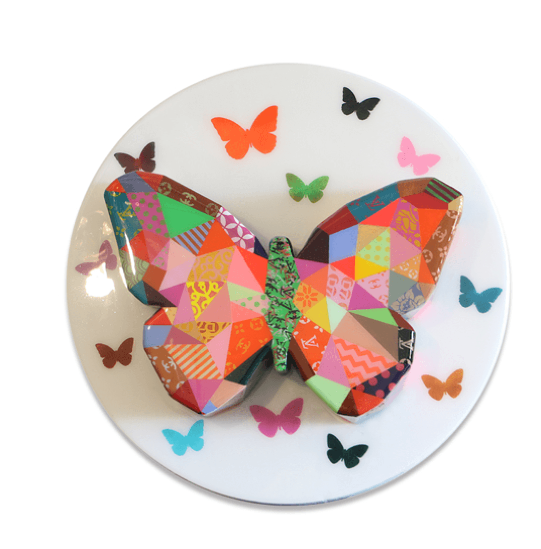 Gigi butterfly - 3D Painting Sculpture – Limited Edition