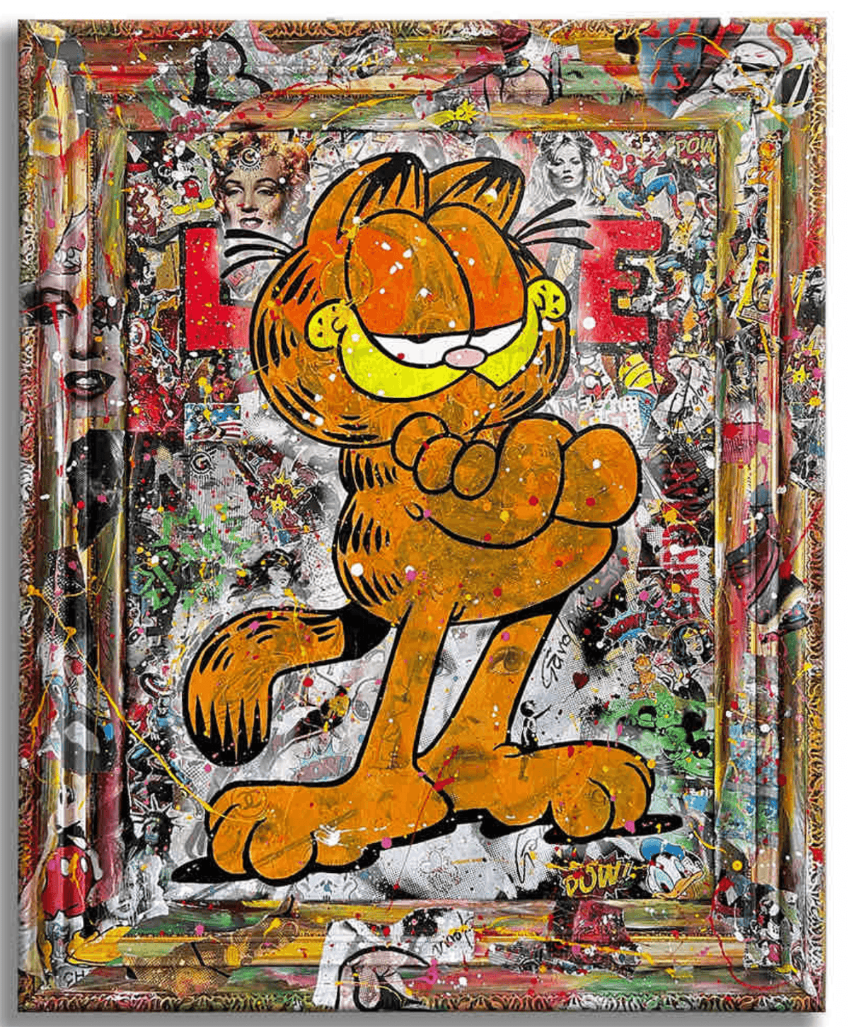 Garfield World - Original Painting on Canvas