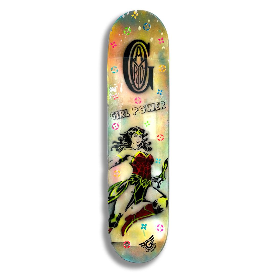 Goyard Skateboard - Original Painting on Skateboard