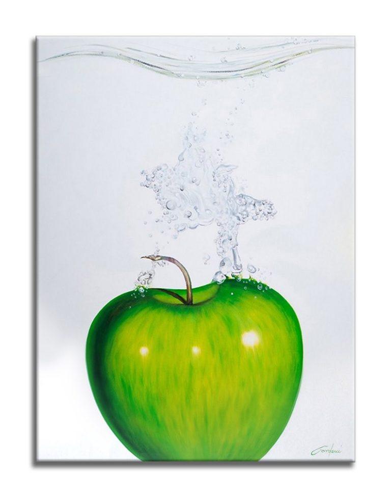 Green Apple  2- Giclee Print on Canvas or Paper