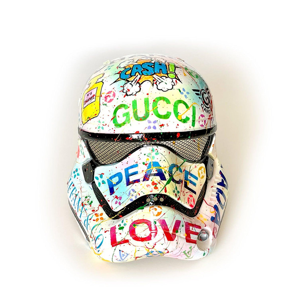 Escultura 3D original de Gucci Peace Love de Star Wars