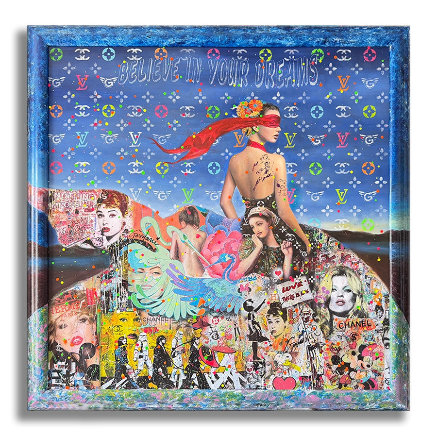 Haute Couture - Original Painting on Canvas PopArt