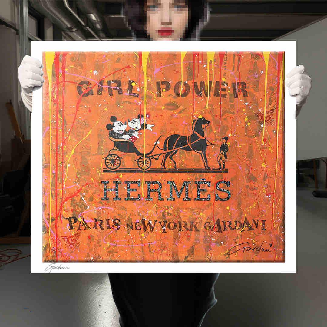 Hermes Girl Power - Giclee Print on Canvas or Paper