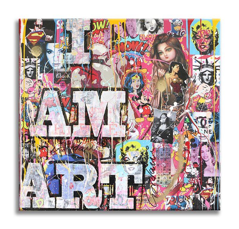 I AM ART - Original Painting on Canvas