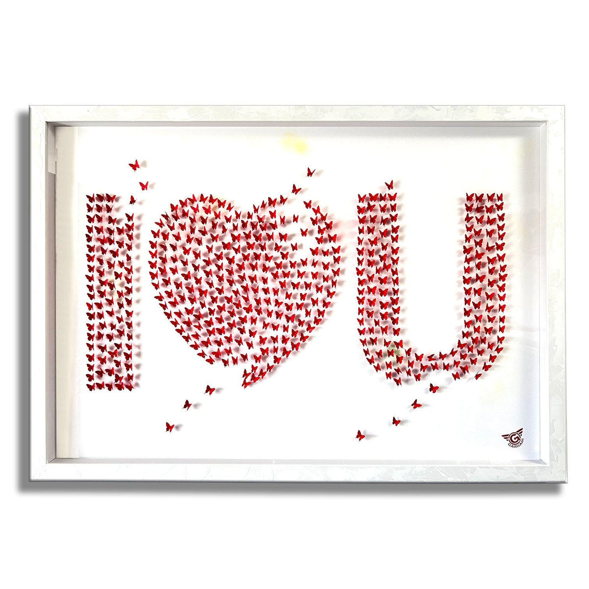 I Love U - Unique 3D Wall Sculpture