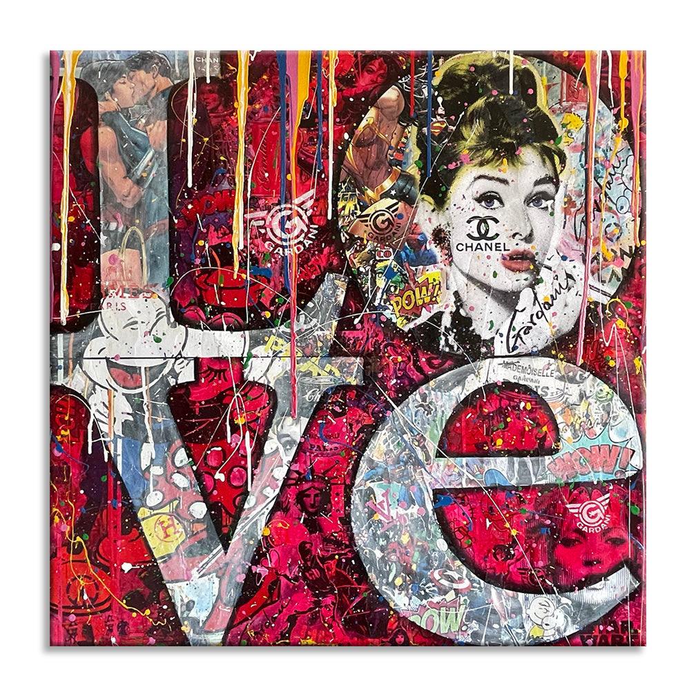 L'amour invisible - Peinture originale sur toile