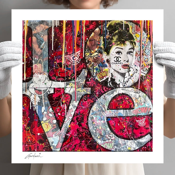 Invisible Love - Giclee Print on Canvas or Paper