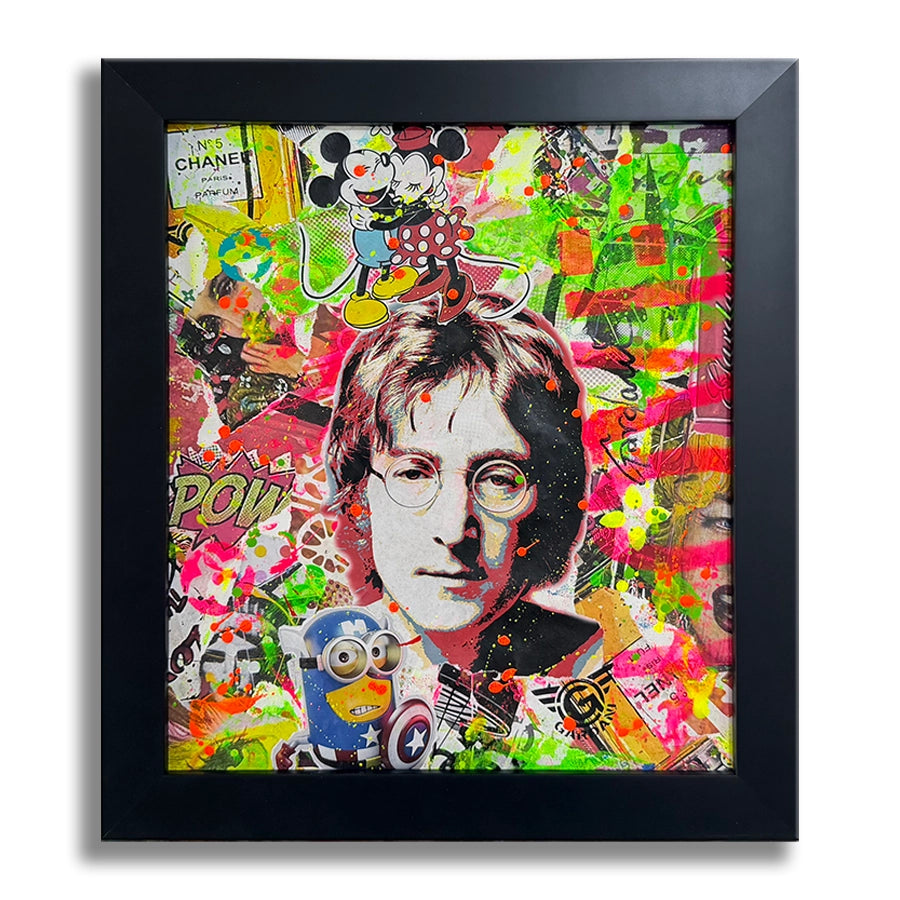 John Lennon Peace - Original Painting on canvas