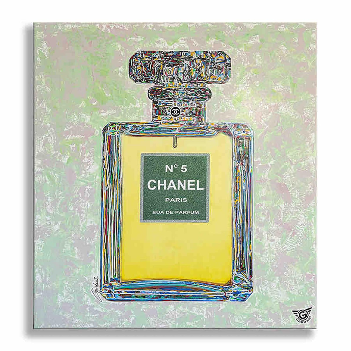 Las Vegas Chanel - Pintura original sobre lienzo, Pop Art