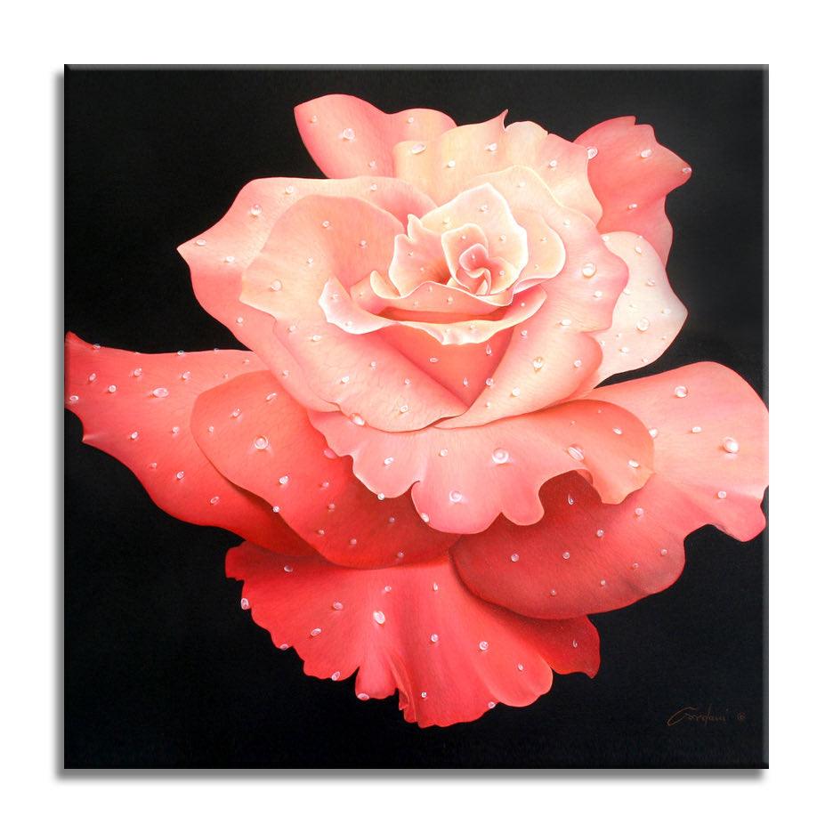 Le Rose - Original Painting on Canvas