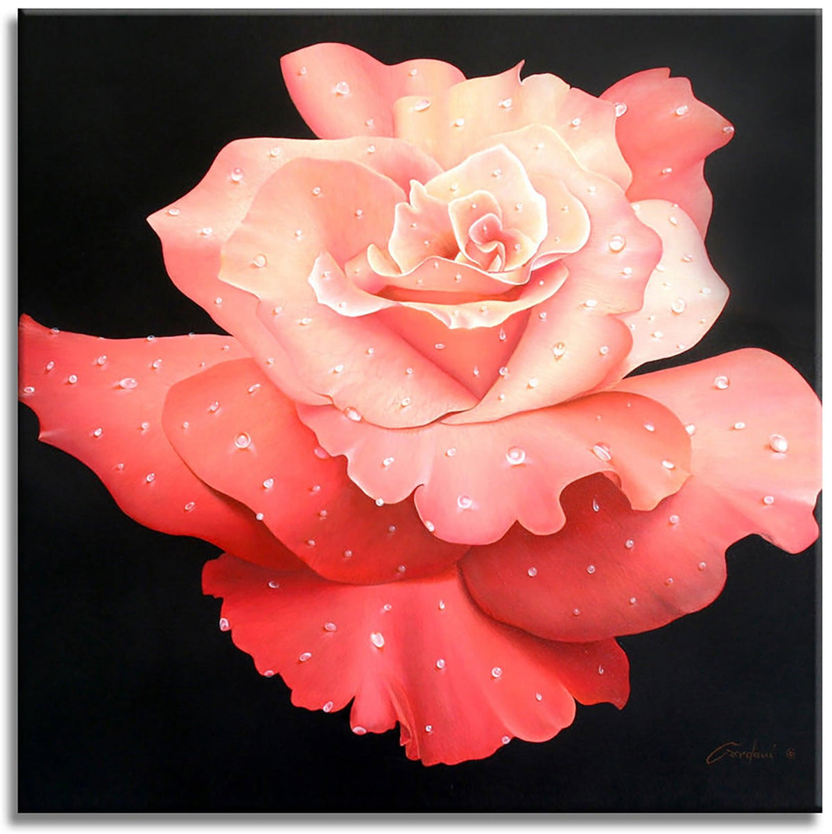 Le Rose - Giclee Print on Canvas or Paper