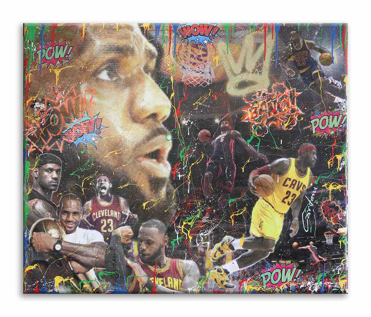 Lebron James The king - The Greatest – Original Painting on canvas