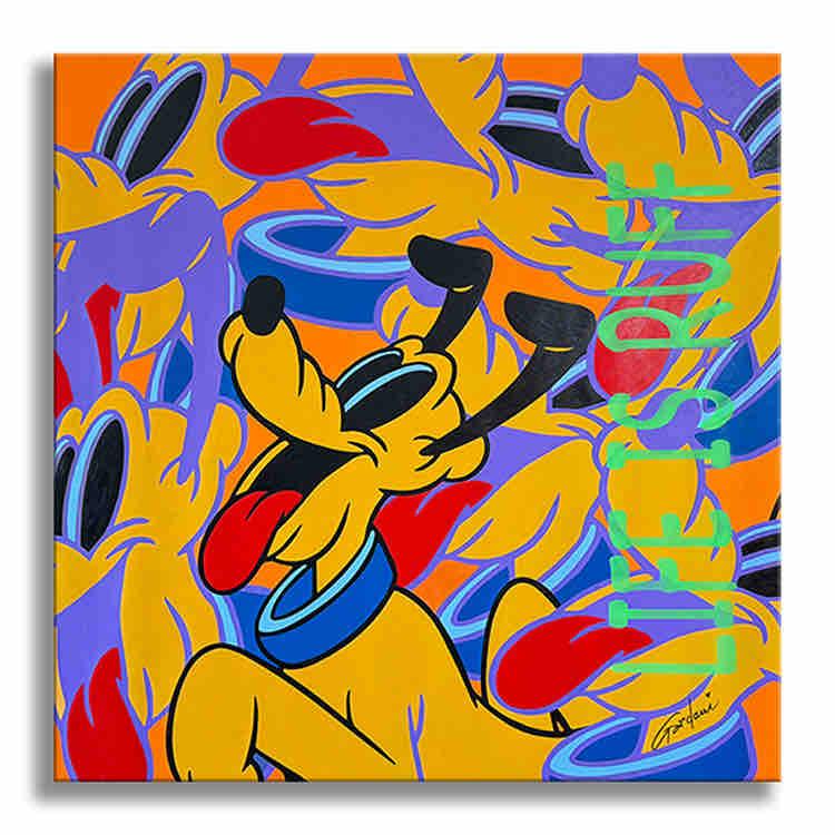 Life is ruff - Original Painting on canvas