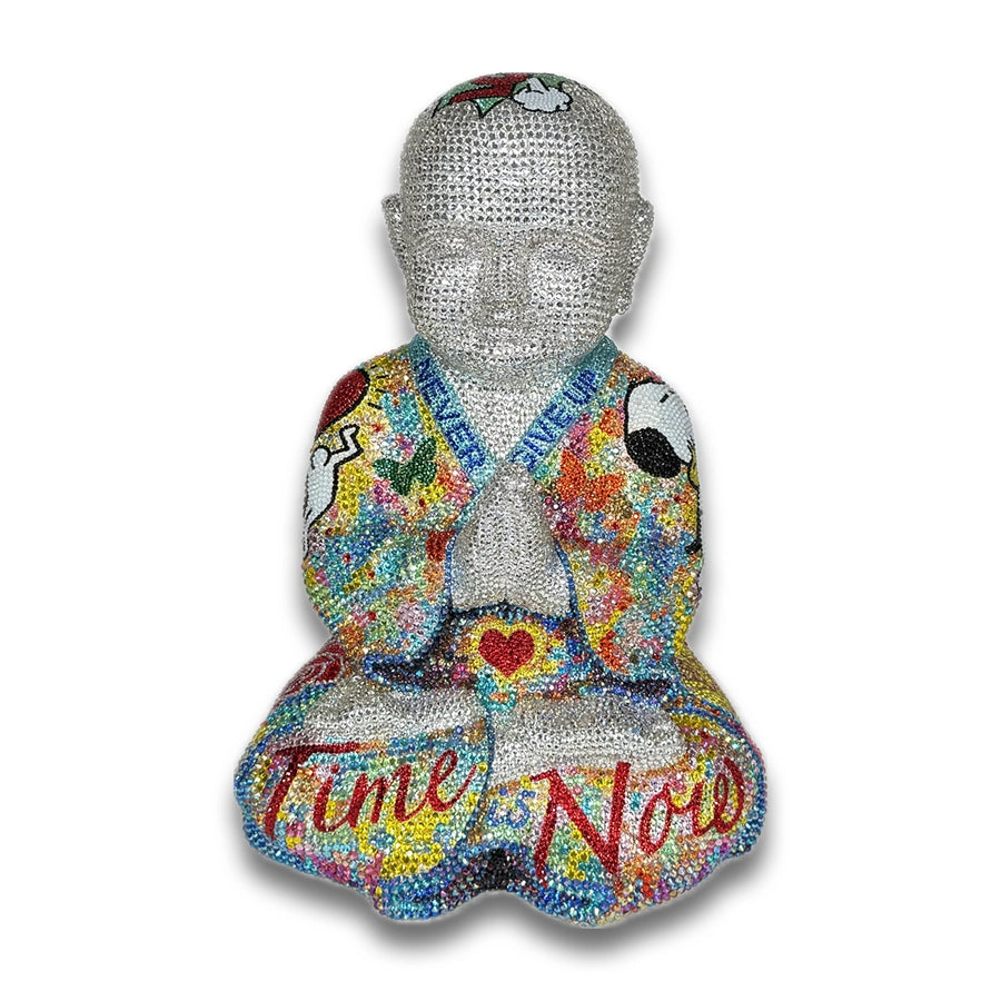 Live Buddha  - Side 1 - Original Swarovski Sculpture