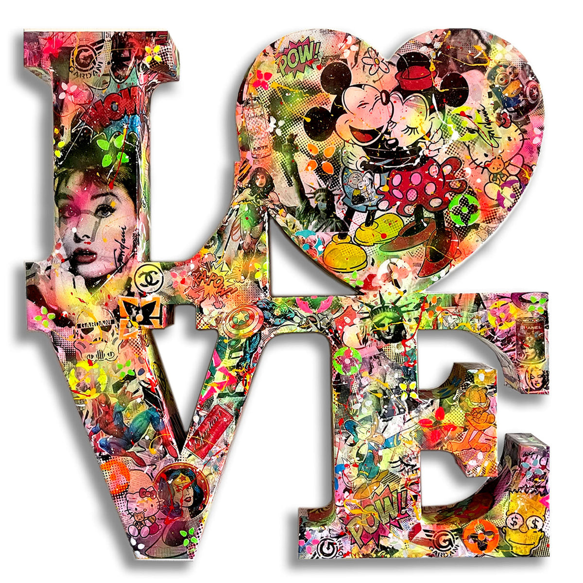 Love is Love – Original 3D Wall Sculpture